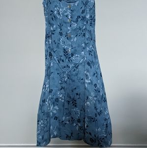 90s vintage button-back dress
